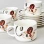 КОФЕЙНЫЙ НАБОР LEFARD "COFFEE MANIA" НА 6 ПЕР. 12 ПР. 180 МЛ