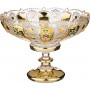 ФРУКТОВНИЦА НА НОЖКЕ "LEFARD GOLD GLASS" ДИАМЕТР=30 СМ ВЫСОТА=23 СМ (КОР=4ШТ.)