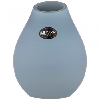 ВАЗА "EVA SATIN GREY" ВЫСОТА 19 СМ