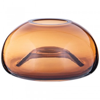 ВАЗА "D"ARTE" AMBER 15*15*7.5 CM
